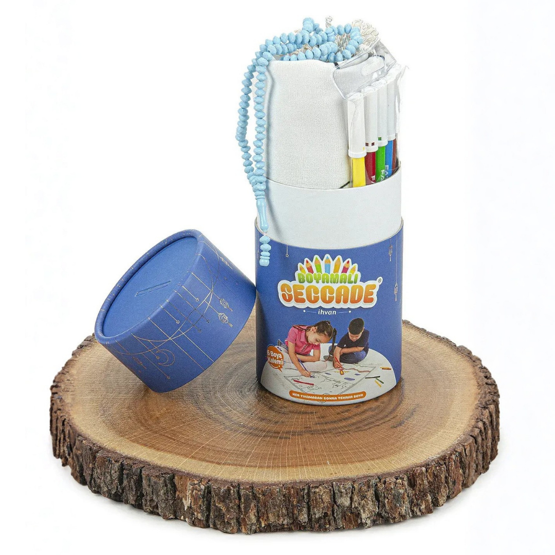 Çocuklara Özel Boyamalı Seccade