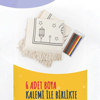 Çocuklara Özel Boyamalı Seccade